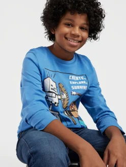 Kinder Minecraft Langarmshirt