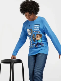 Kinder Minecraft Langarmshirt