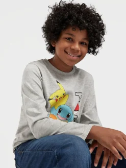 Kinder Pokémon Langarmshirt