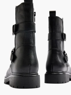 Damen 5th Avenue Leder Bikerboots