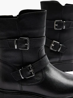 Damen 5th Avenue Leder Bikerboots