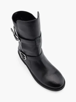 Damen Catwalk Leder Bikerboots