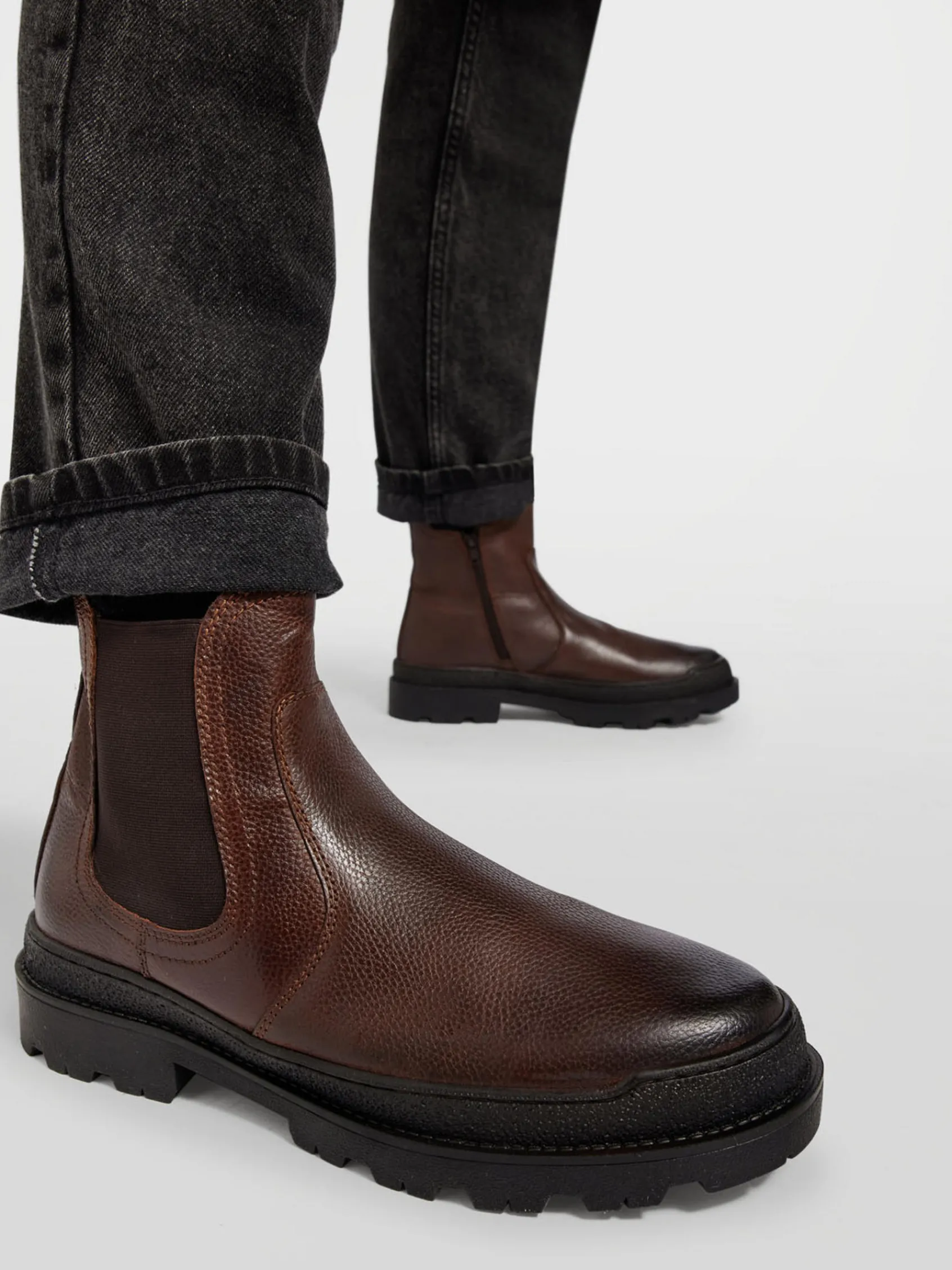 Herren AM SHOE Leder Chelsea Boots