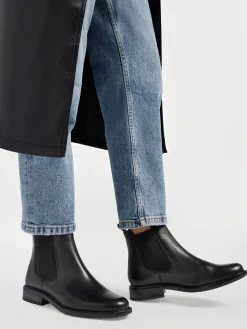 Damen 5th Avenue Leder Chelsea Stiefelette