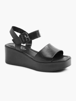 Damen 5th Avenue Leder Keilsandalette
