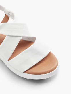 Damen 5th Avenue Leder Keilsandalette