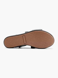 Damen 5th Avenue Leder Keilsandalette