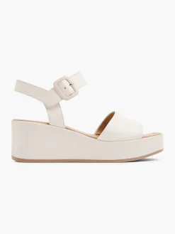 Damen 5th Avenue Leder Keilsandalette