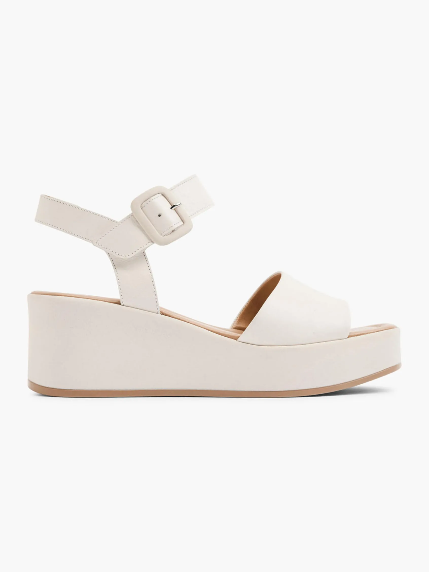 Damen 5th Avenue Leder Keilsandalette