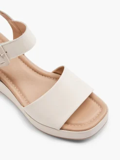 Damen 5th Avenue Leder Keilsandalette
