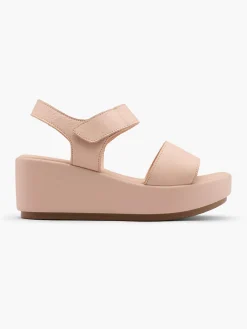 Damen 5th Avenue Leder Keilsandalette