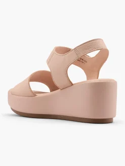 Damen 5th Avenue Leder Keilsandalette