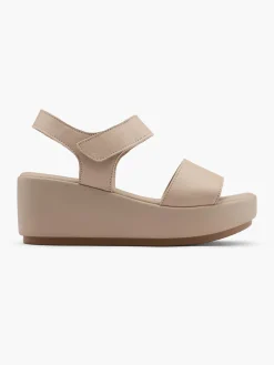 Damen 5th Avenue Leder Keilsandalette