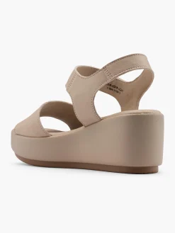 Damen 5th Avenue Leder Keilsandalette