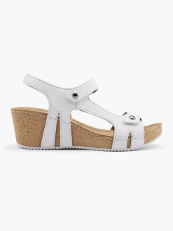Damen 5th Avenue Leder Keilsandalette