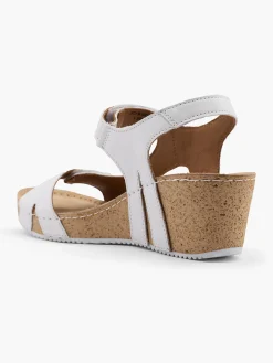 Damen 5th Avenue Leder Keilsandalette