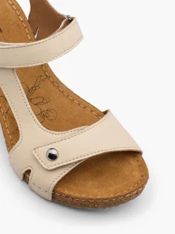 Damen 5th Avenue Leder Keilalette