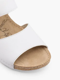 Damen 5th Avenue Leder Keilsandalette