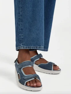 Damen Medicus Leder Komfort Keilsandalette