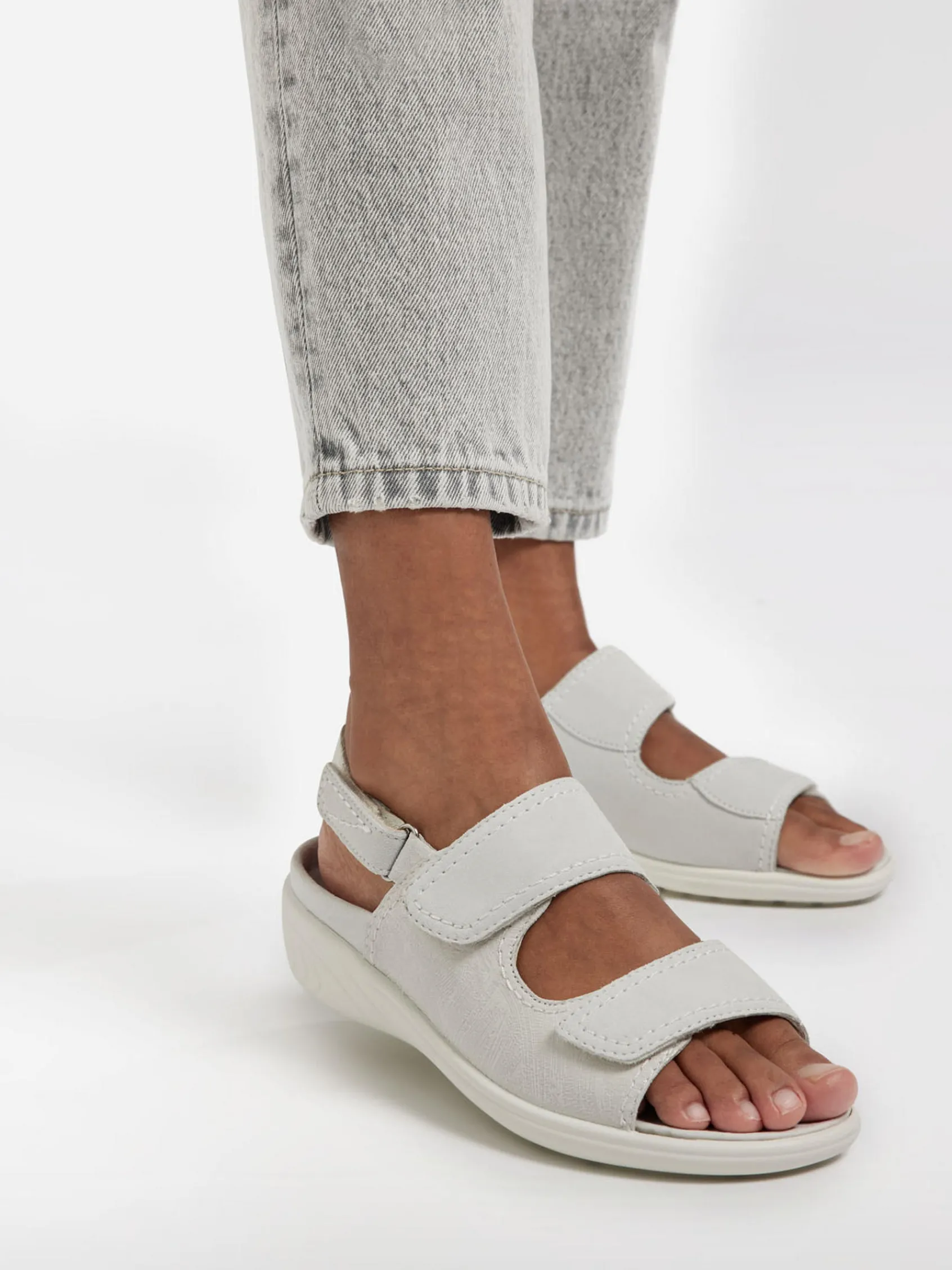 Damen Medicus Leder Komfort Keilsandalette
