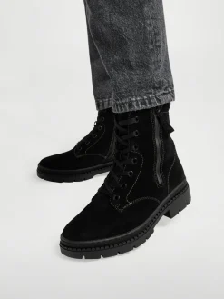 Damen Medicus Leder Komfort Schnürboots