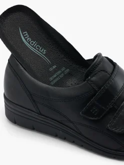 Damen Medicus Leder Komfort Slipper