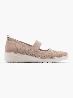 Damen Easy Street Leder Komfort Slipper