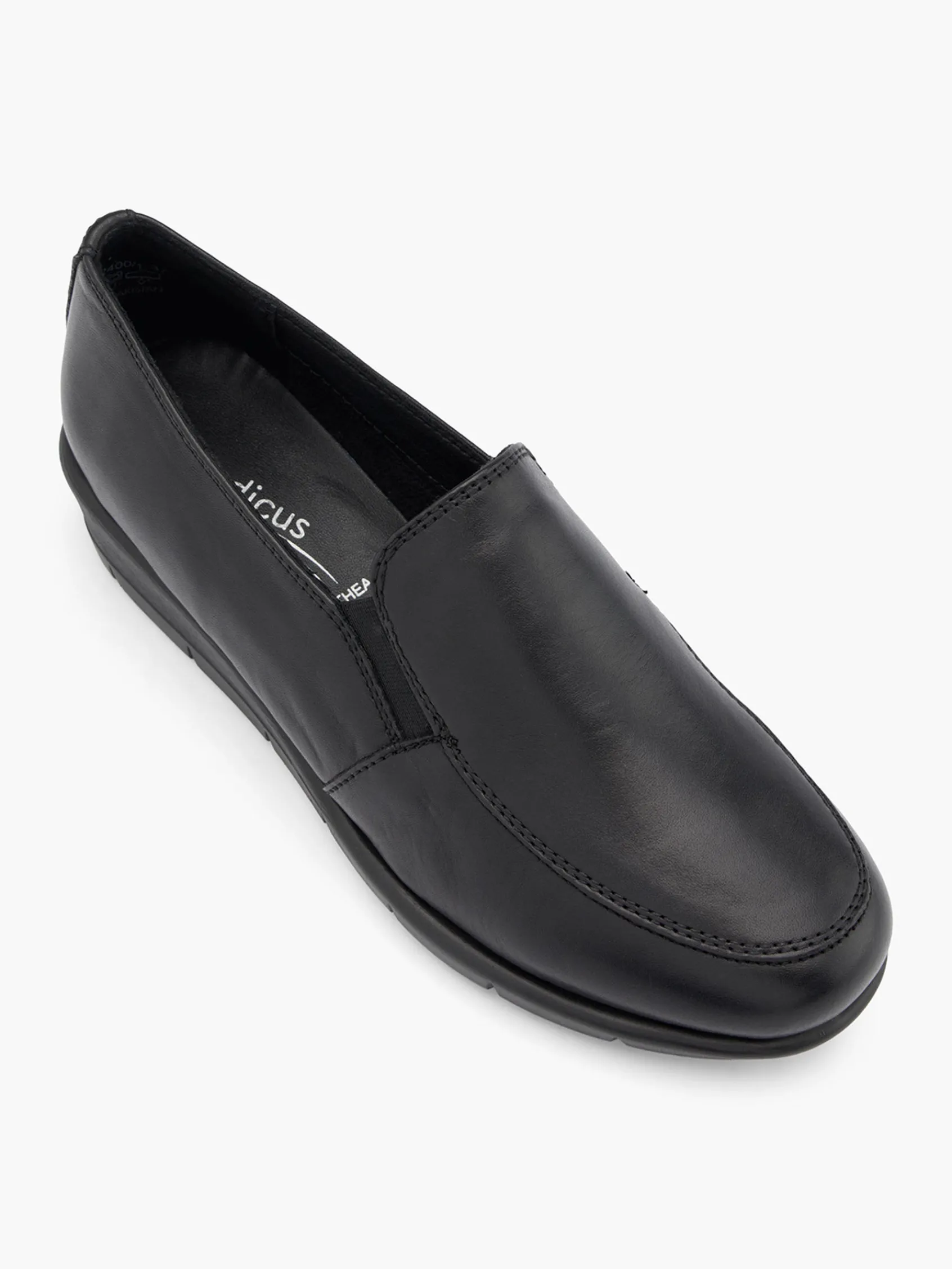 Damen Medicus Leder Komfort Slipper