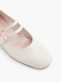 Damen 5th Avenue Leder Mary Jane Ballerina