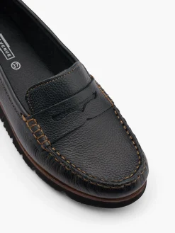 Damen 5th Avenue Leder Mokassin