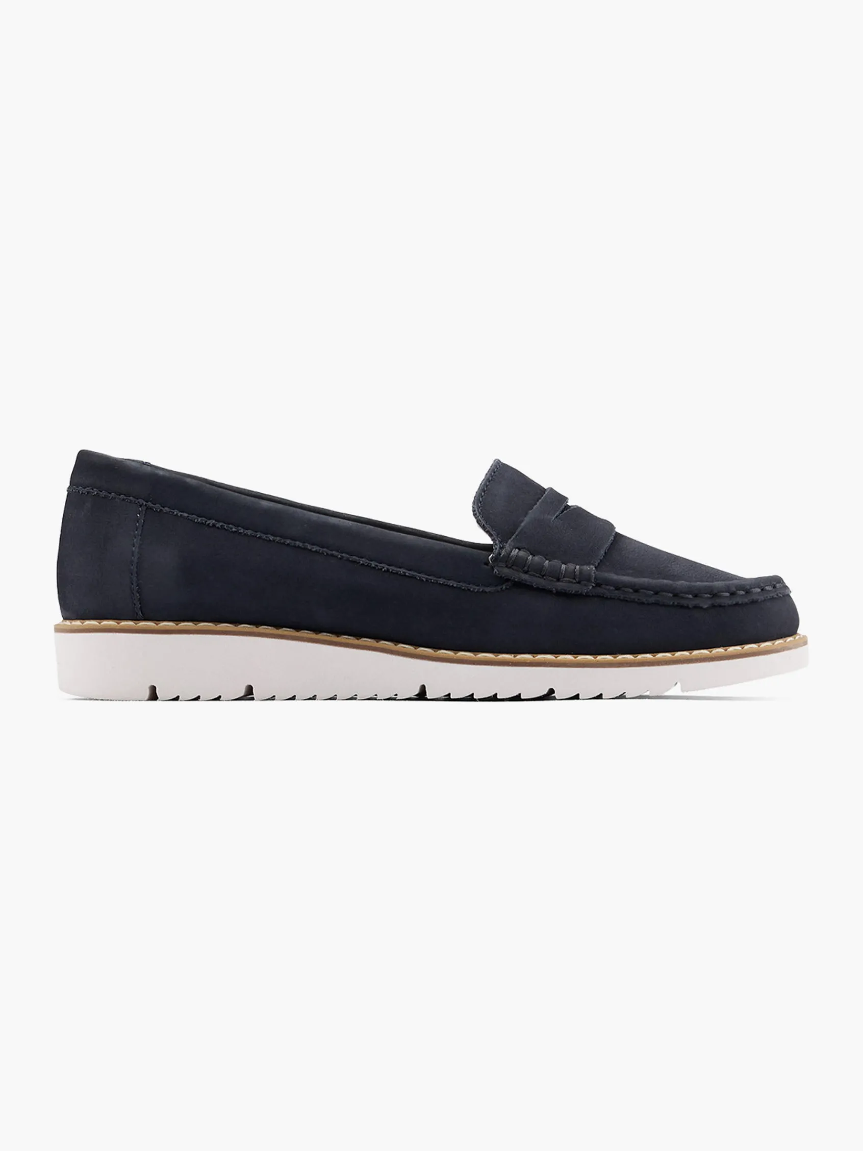 Damen 5th Avenue Leder Mokassin