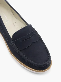 Damen 5th Avenue Leder Mokassin