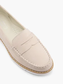 Damen 5th Avenue Leder Mokassin