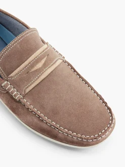 Herren AM SHOE Leder Mokassin
