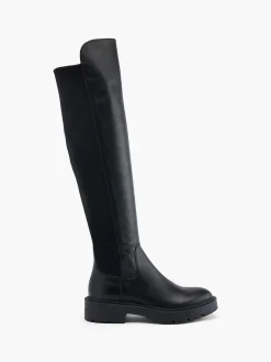 Damen 5th Avenue Leder Overknee