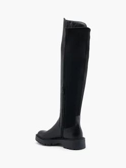 Damen 5th Avenue Leder Overknee