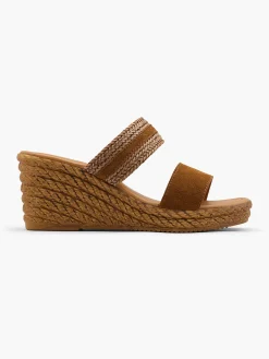 Damen 5th Avenue Leder Pantolette