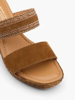 Damen 5th Avenue Leder Pantolette