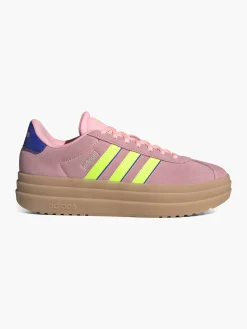 Damen adidas Leder Platform Sneaker VL COURT BOLD