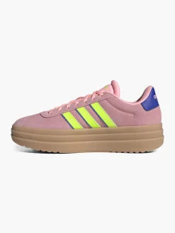 Damen adidas Leder Platform Sneaker VL COURT BOLD