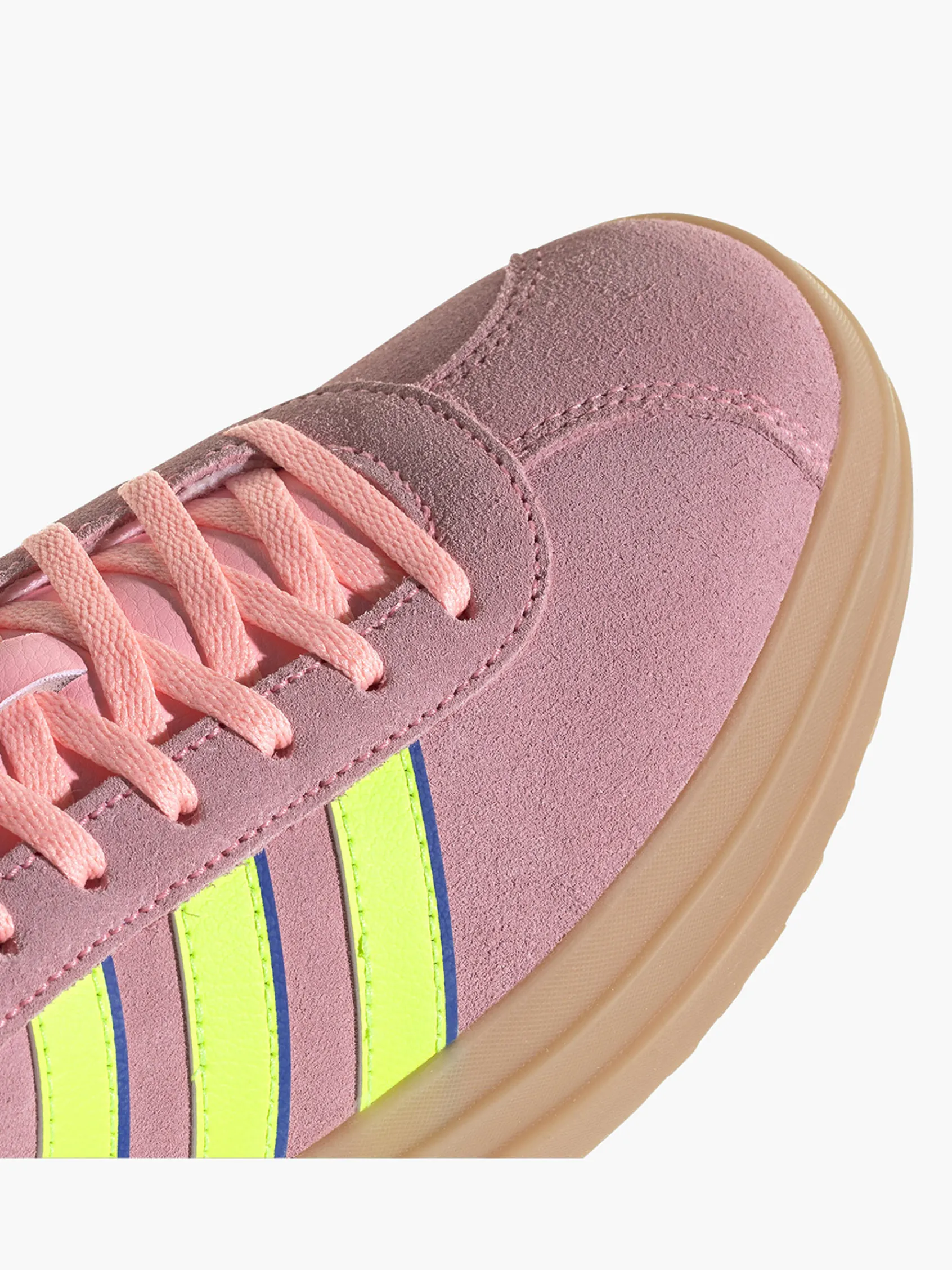 Damen adidas Leder Platform Sneaker VL COURT BOLD