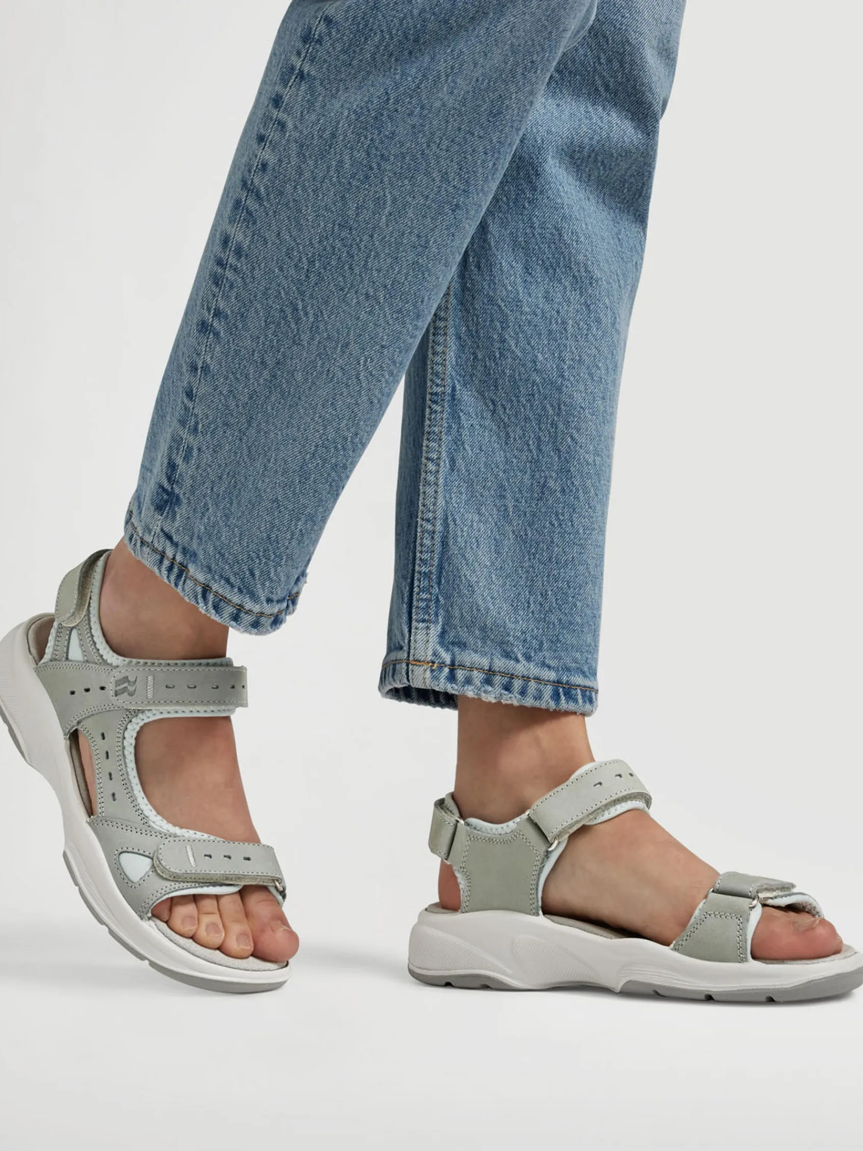 Damen Romika Leder Sandale