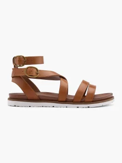 Damen 5th Avenue Leder Sandale