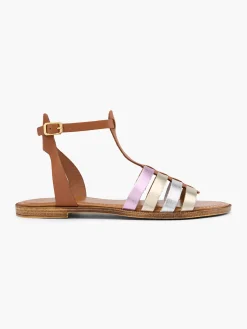 Damen 5th Avenue Leder Sandale