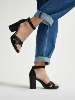 Damen 5th Avenue Leder Sandalette