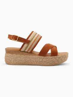 Damen 5th Avenue Leder Sandalette