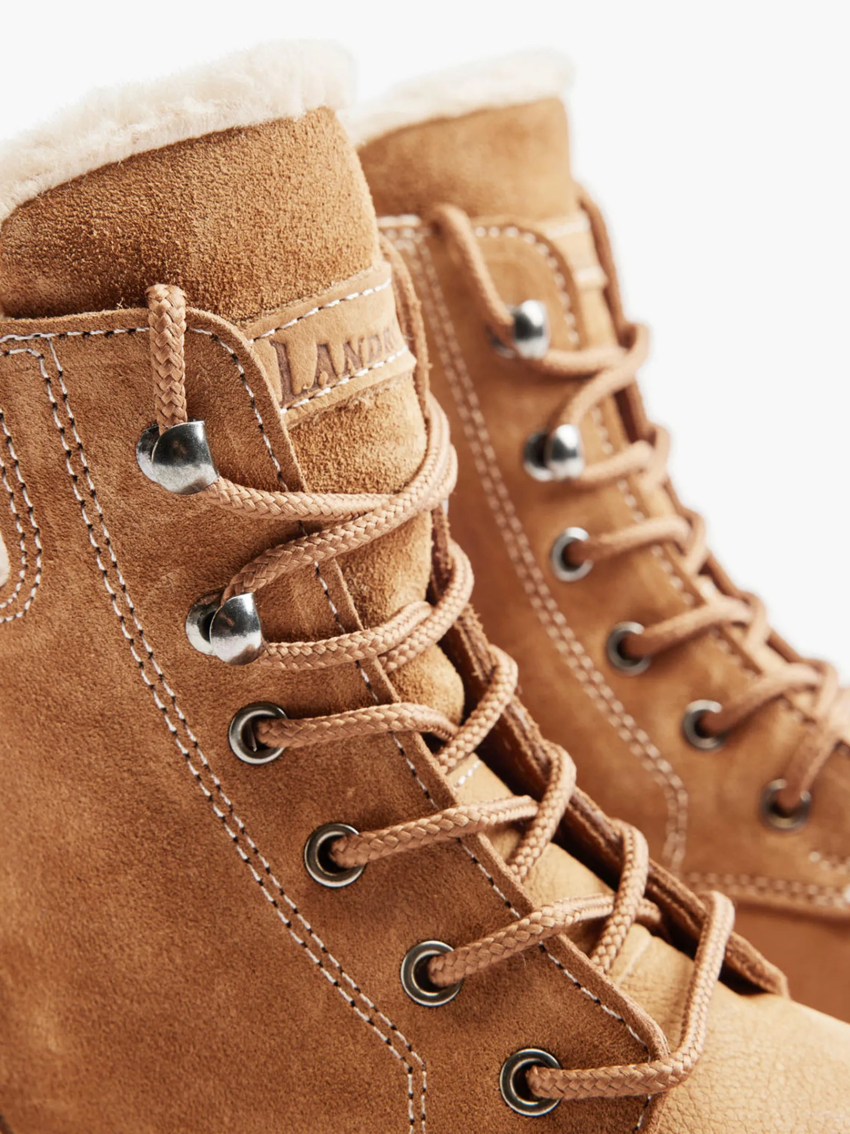Damen Landrover Leder Schnürboots