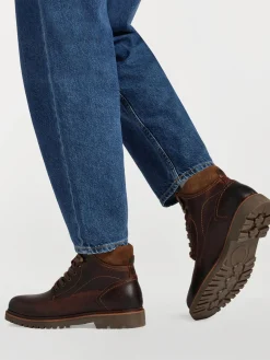 Herren AM SHOE Leder Schnürboots