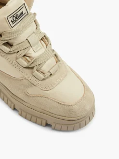 Damen s.Oliver Leder Schnürboots