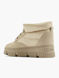 Damen s.Oliver Leder Schnürboots